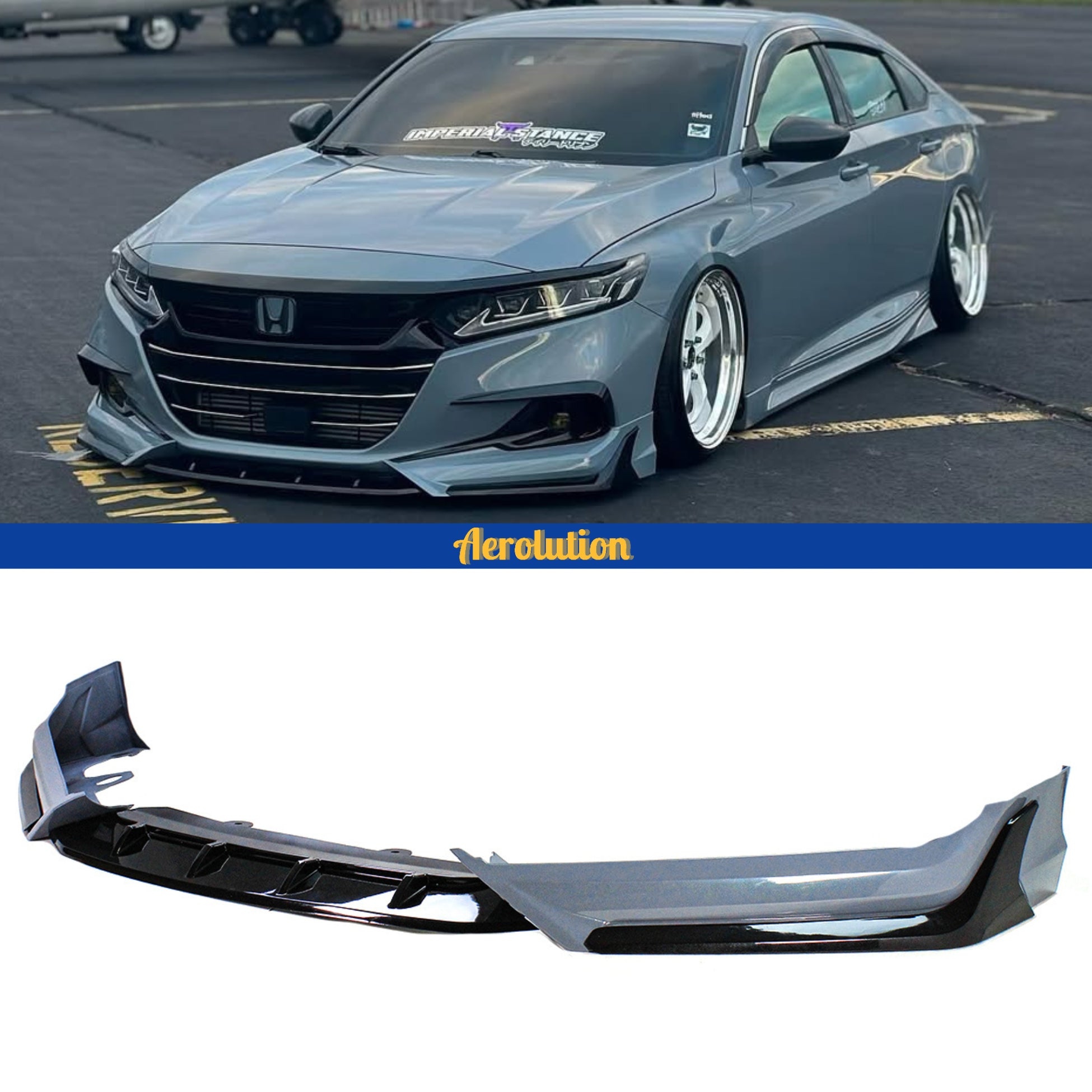 2021 2022 Honda Accord ACR Design Front Lip Kit Aerolution Motorsports 2021-2022-honda-accord-acr-design-front-lip-kit-aerolution-motorsports