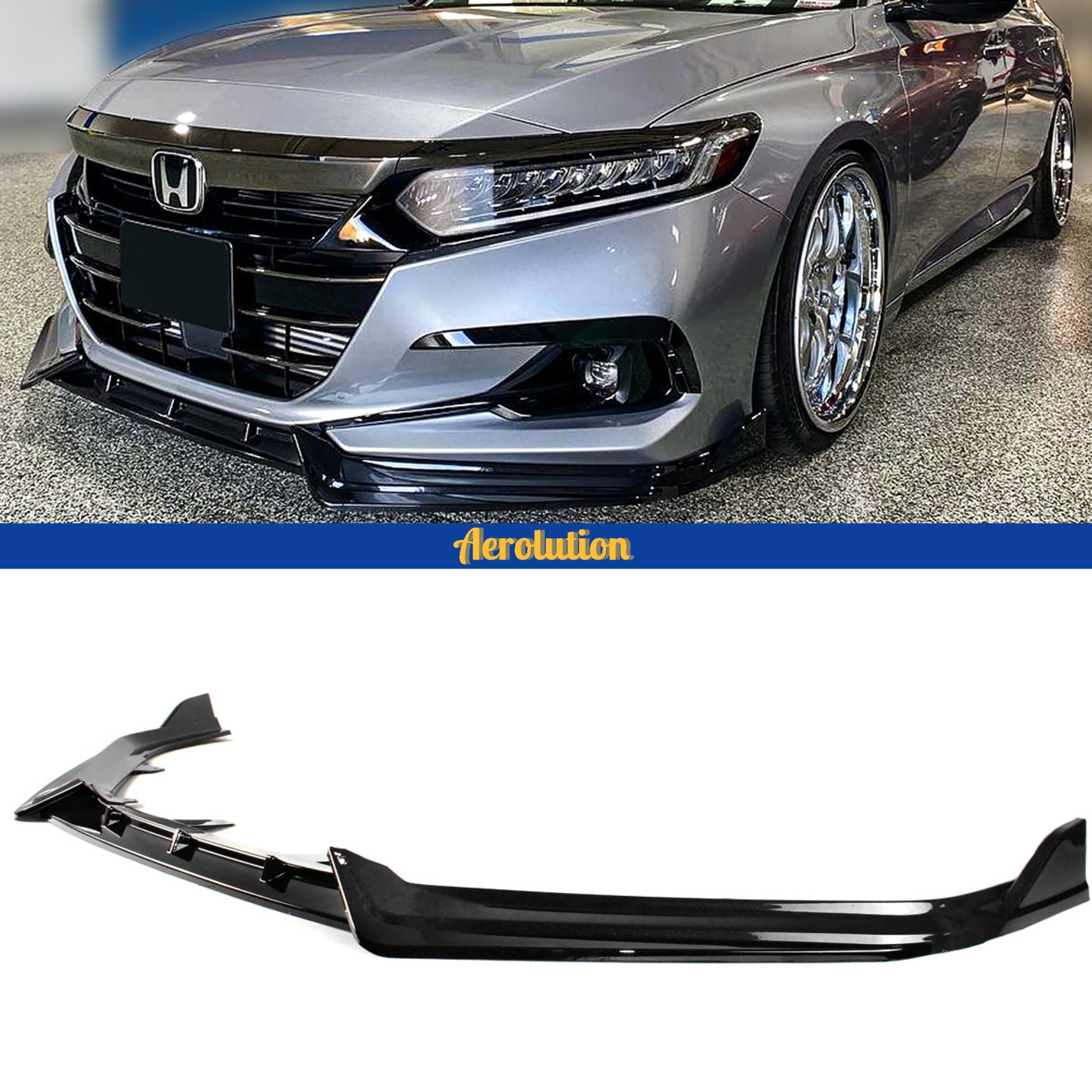 2021 2022 Honda Accord Front Lip JDM Style Aerolution Motorsports 2021-2022-honda-accord-front-lip-jdm-style-aerolution-motorsports