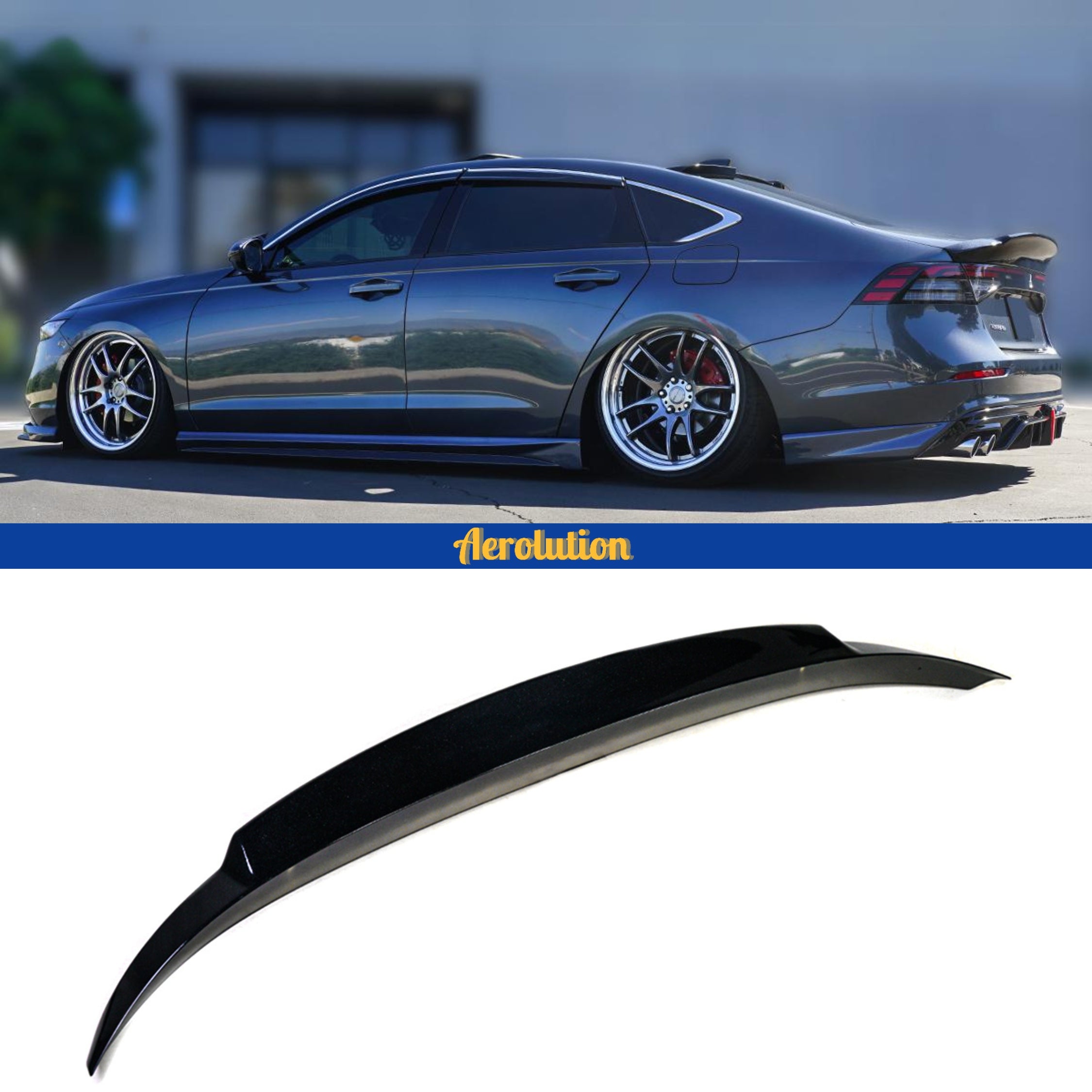 cortエアロカスタム 2023 2024 Honda Accord MCX Style Trunk Spoiler Highkick