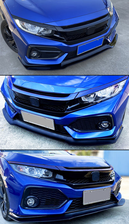 AeroLution JDM style Front lip For 2016-2021 Honda Civic
