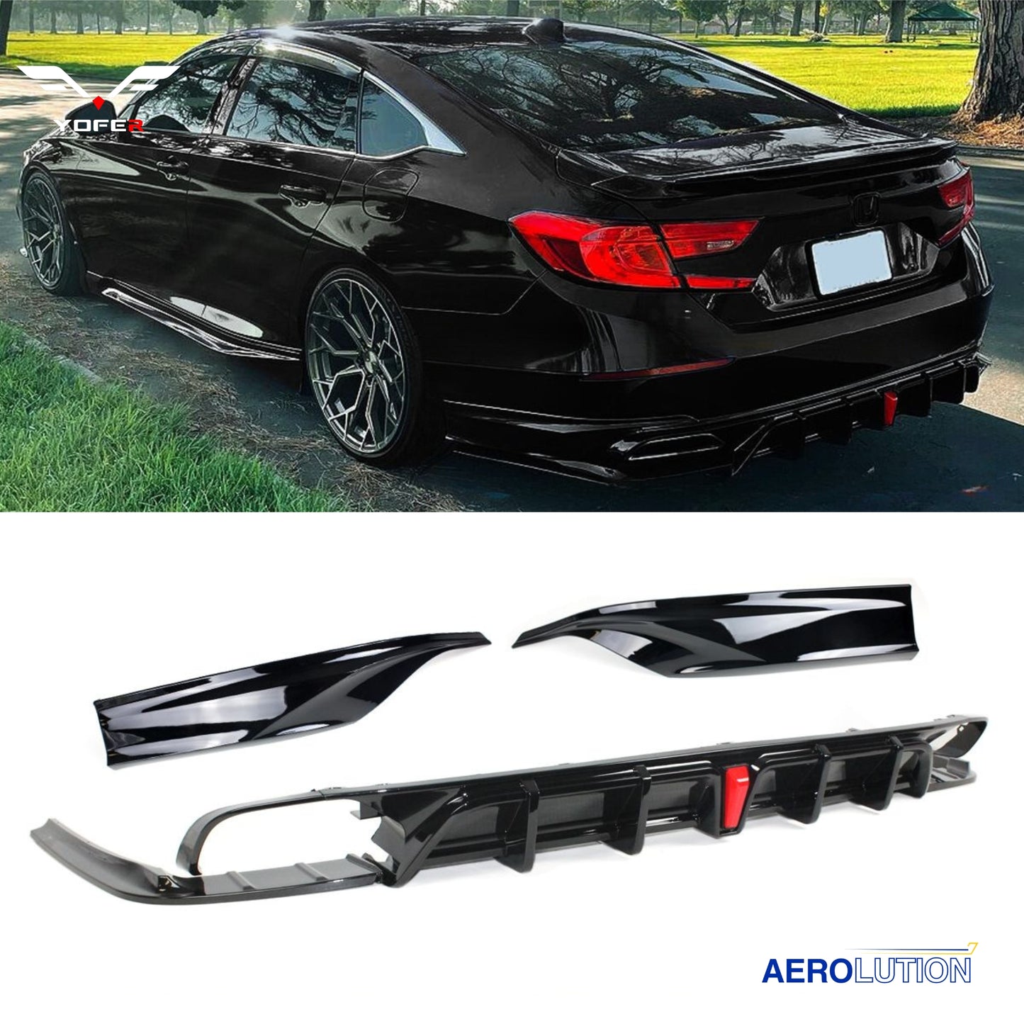 Yofer Design Rear Valence Diffuser [ACCORD 2018-2022]