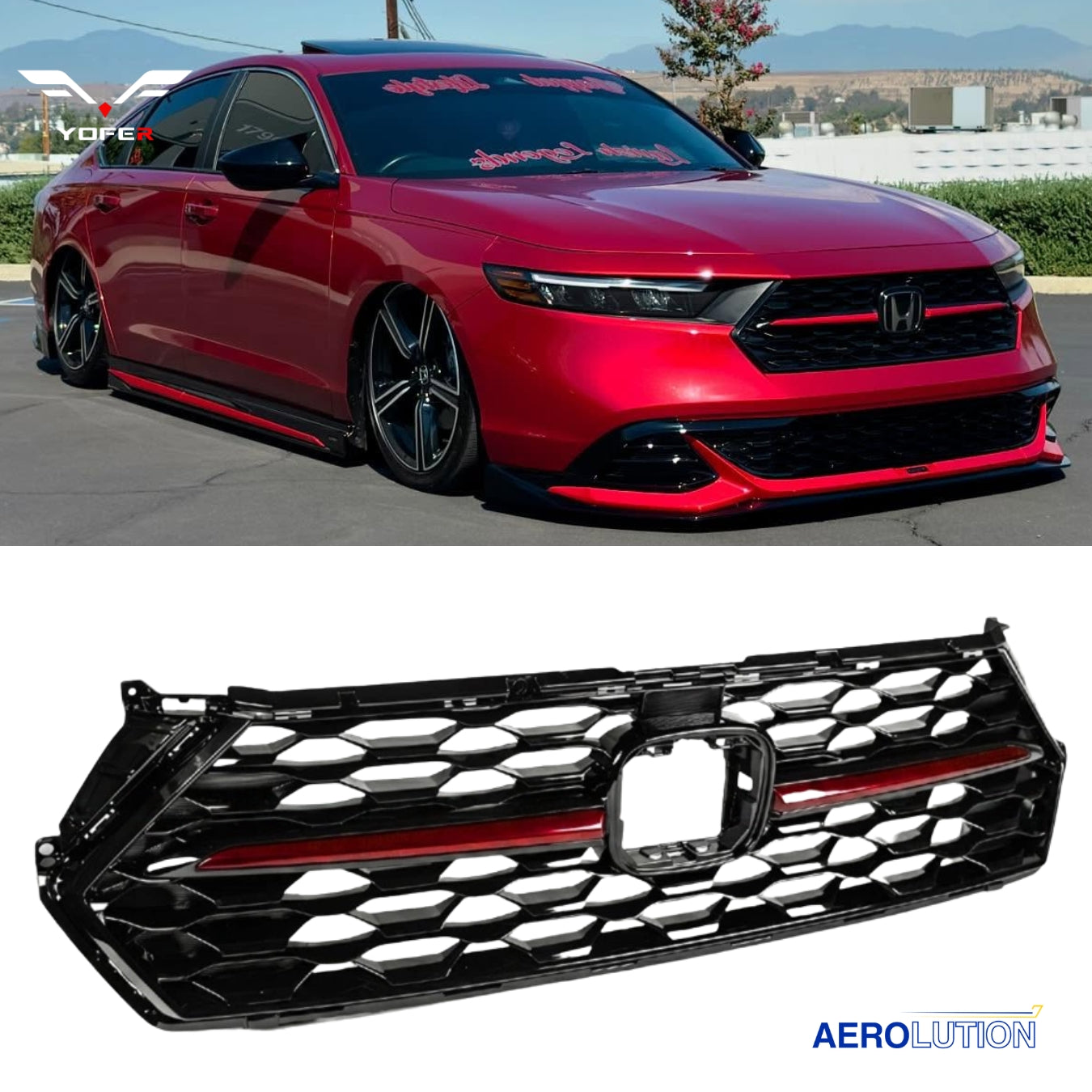 Yofer Design JDM Mesh Front Grill [ACCORD 11TH]