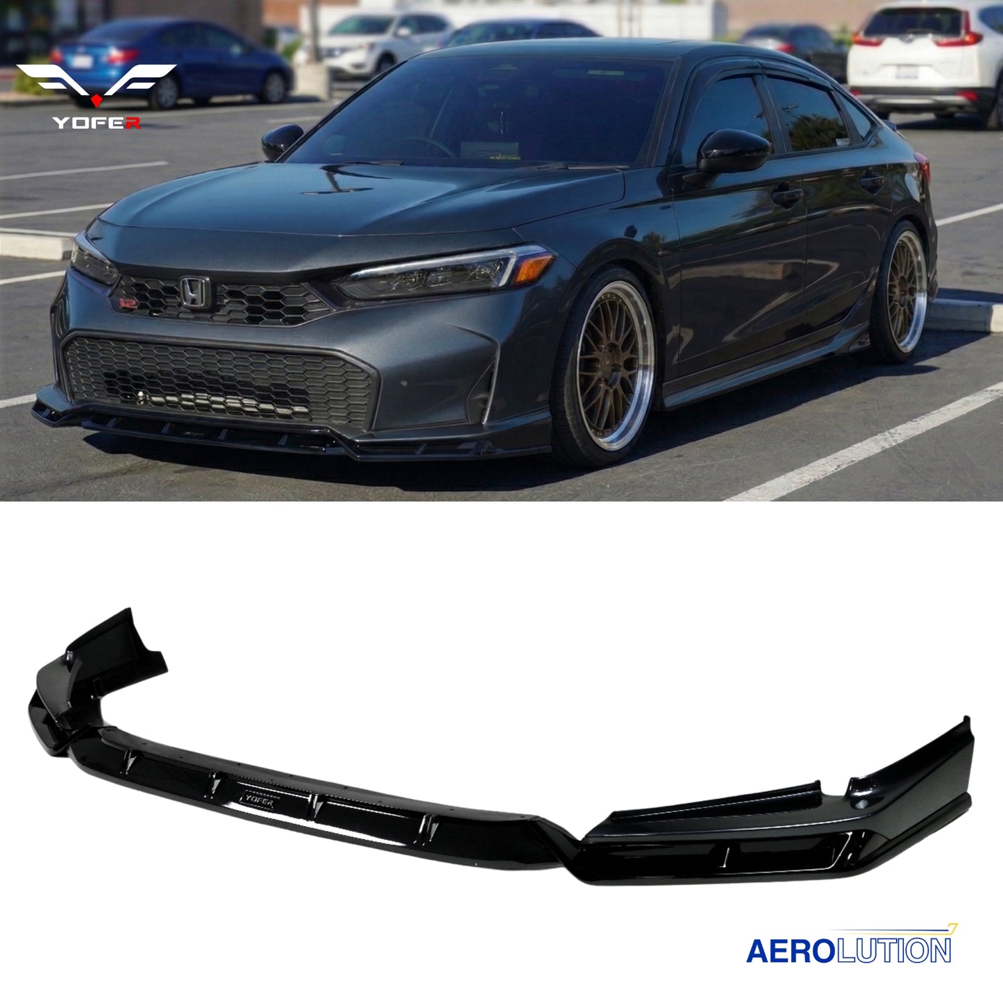 Yofer Design V2 Front Lip Kit [CIVIC 2025-2026]
