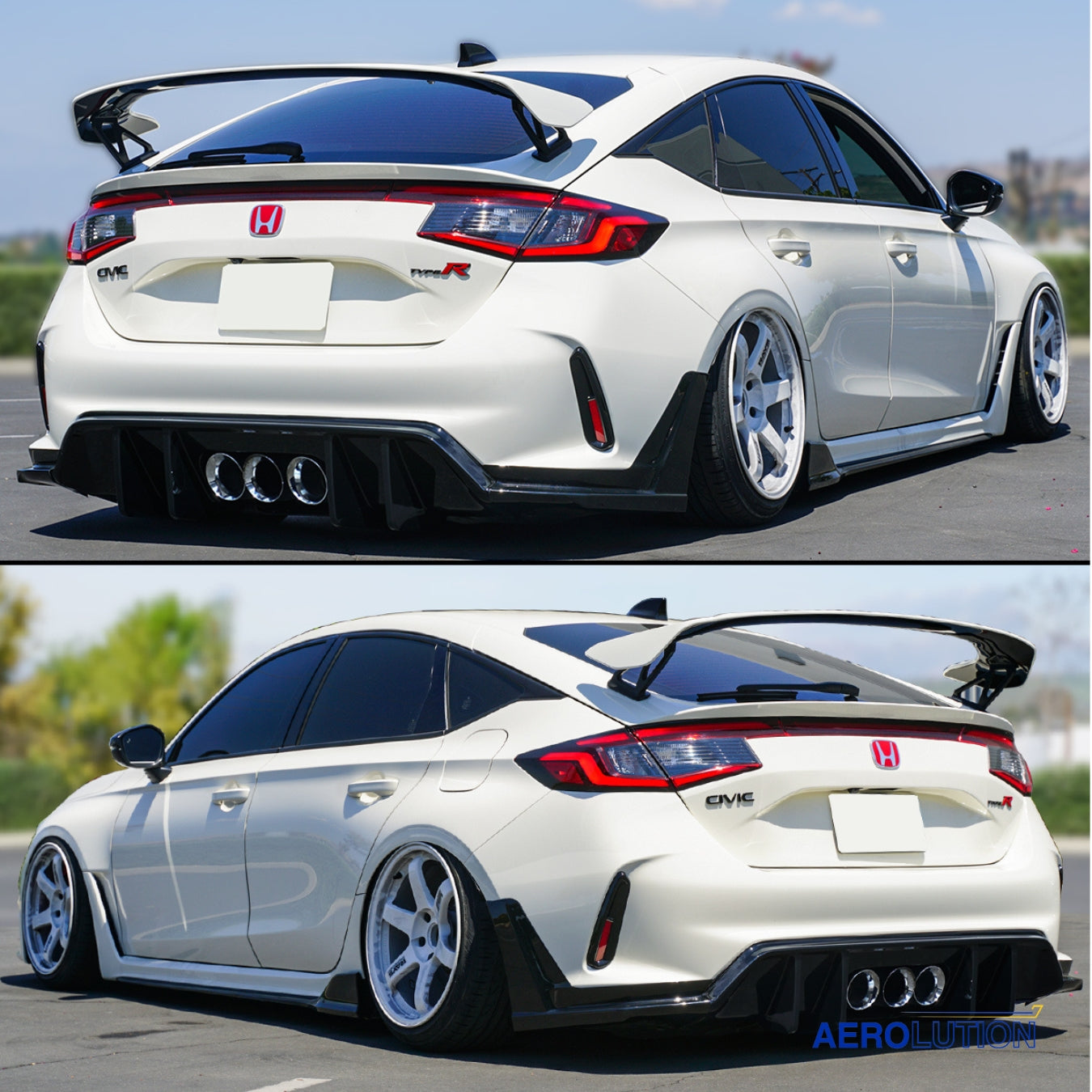2023-2025 Civic Type-R FL5 Mugen style Rear Under Spoiler