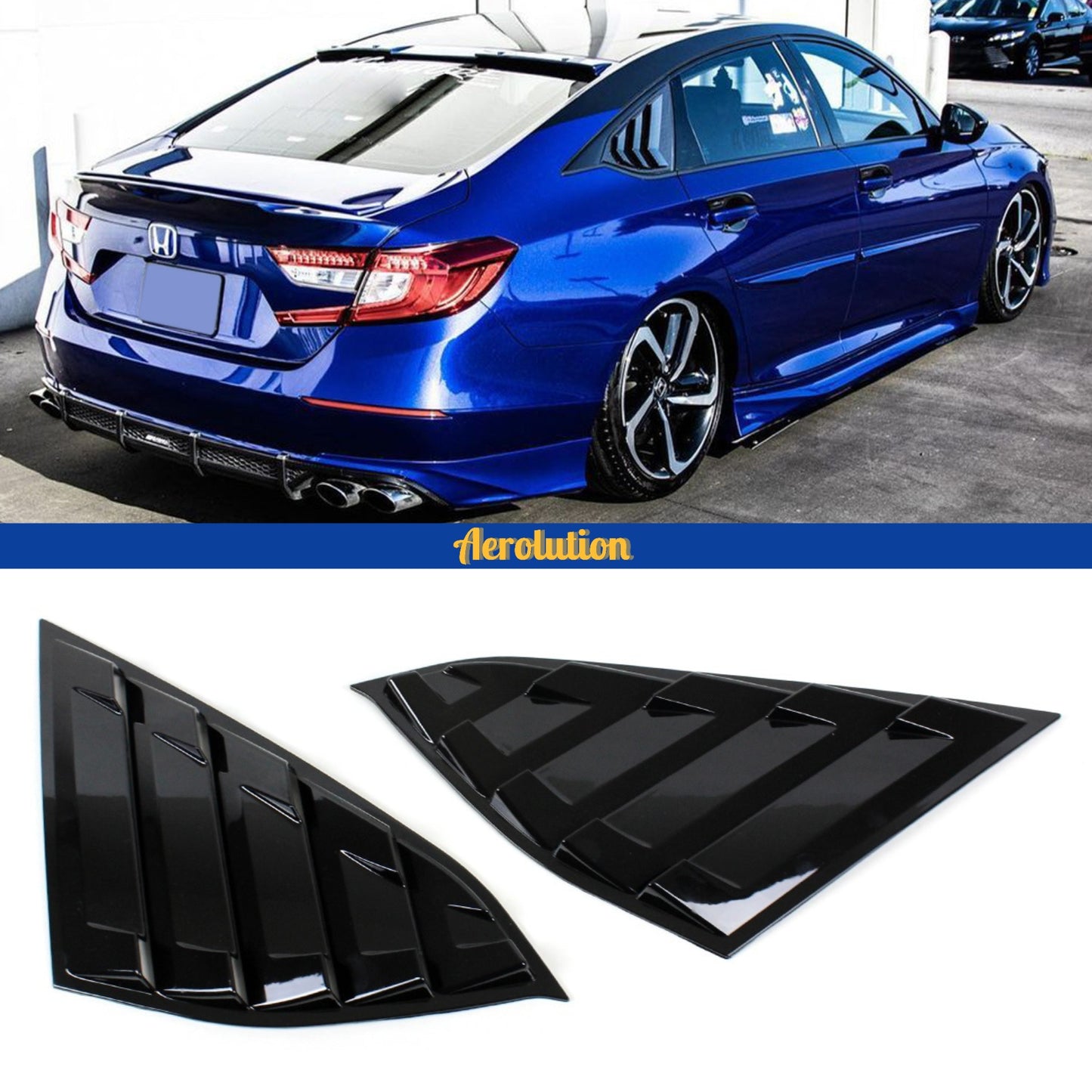 Quarter Panel Rear Side Window Louver [ACCORD 2018-2022]