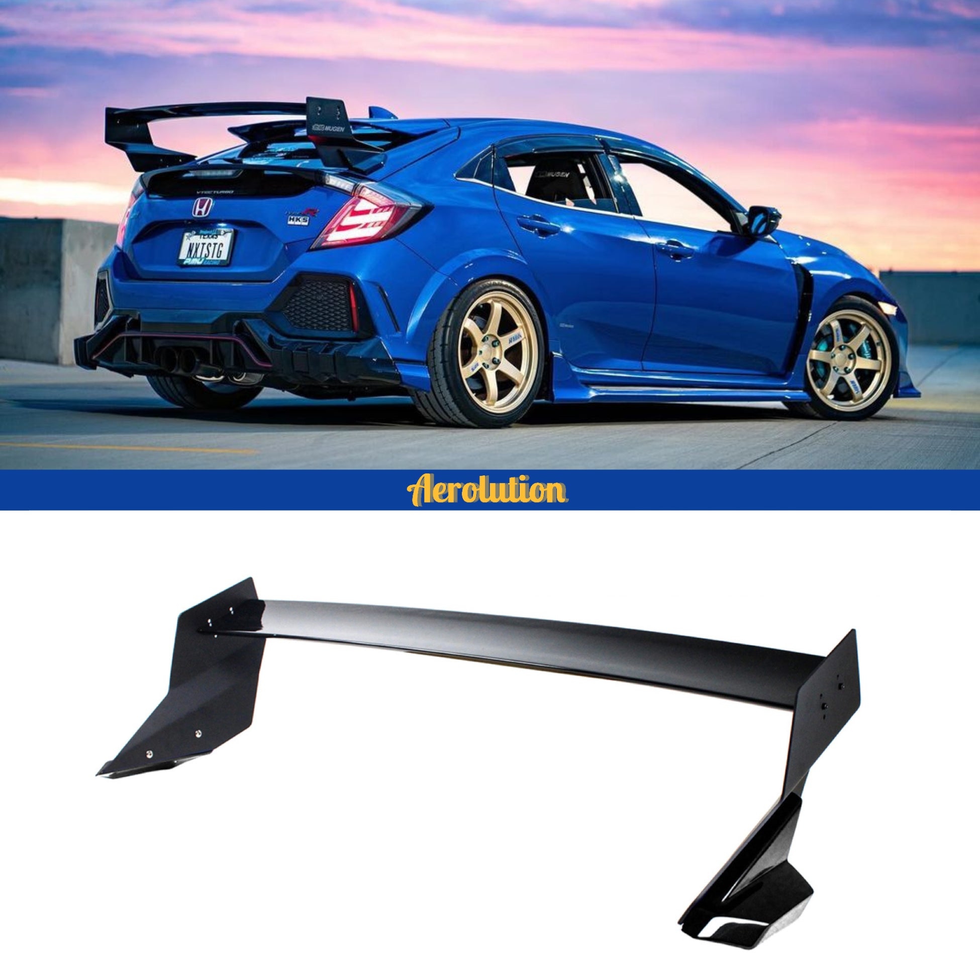 Aerolution Mugen Style Wing [CIVIC 2016-2021] – Aerolution Motorsports