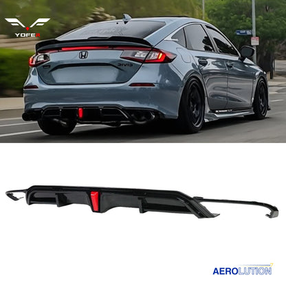 Yofer Design V3 LED Rear Diffuser [CIVIC 11TH HATCHBACK]