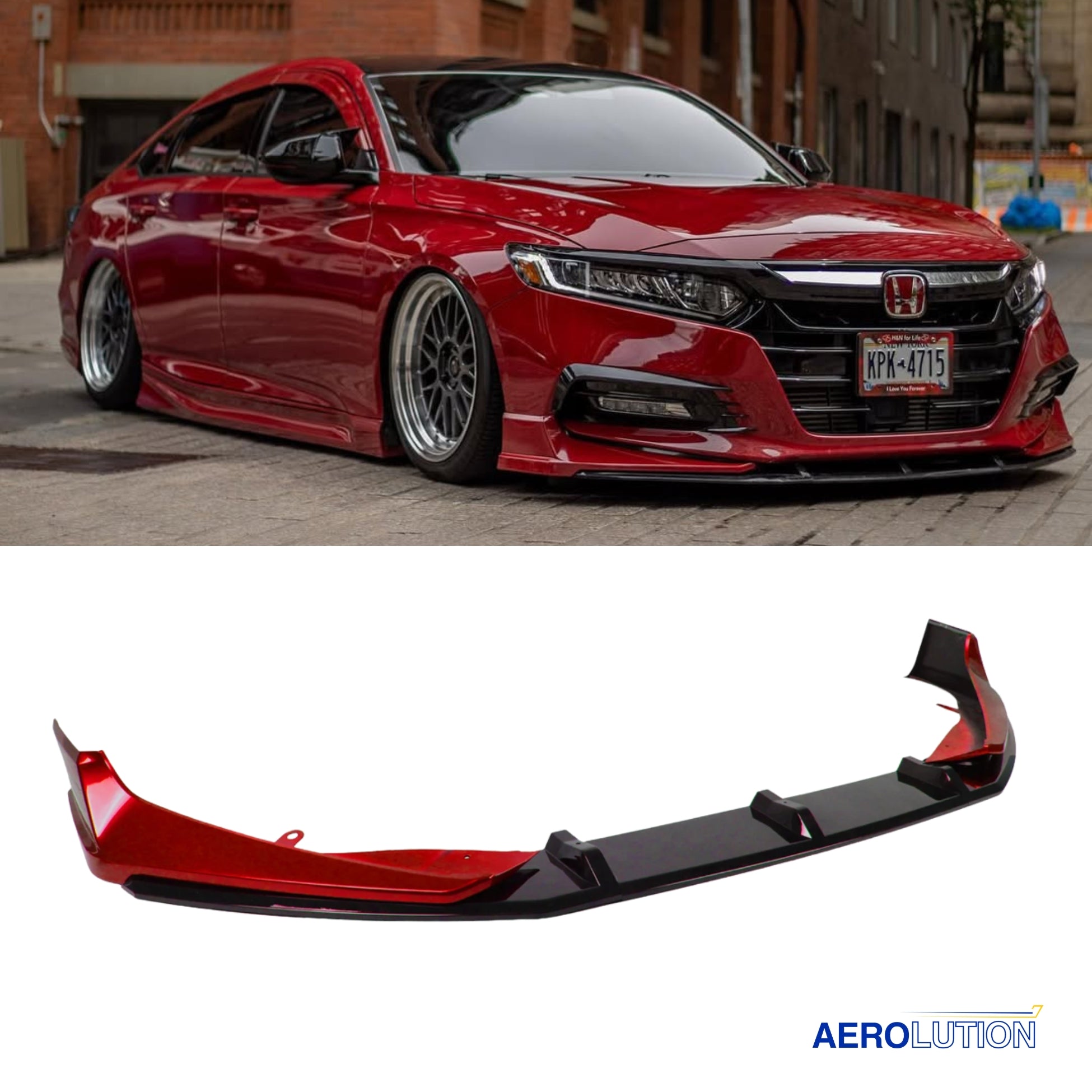 2018-2020 Honda Accord AKASAKA Design Front Lip Kit – Aerolution