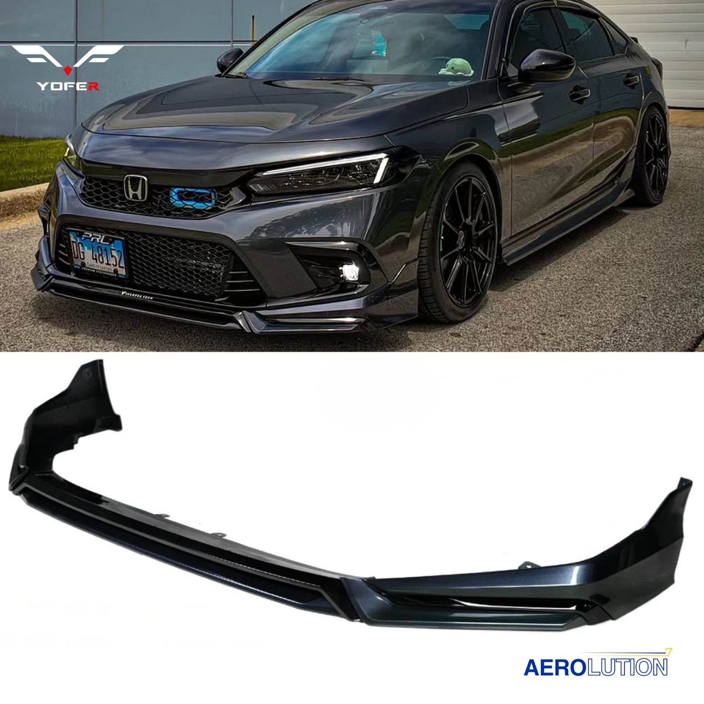 Yofer Design V3 Front Lip Kit [CIVIC 2022-2024]