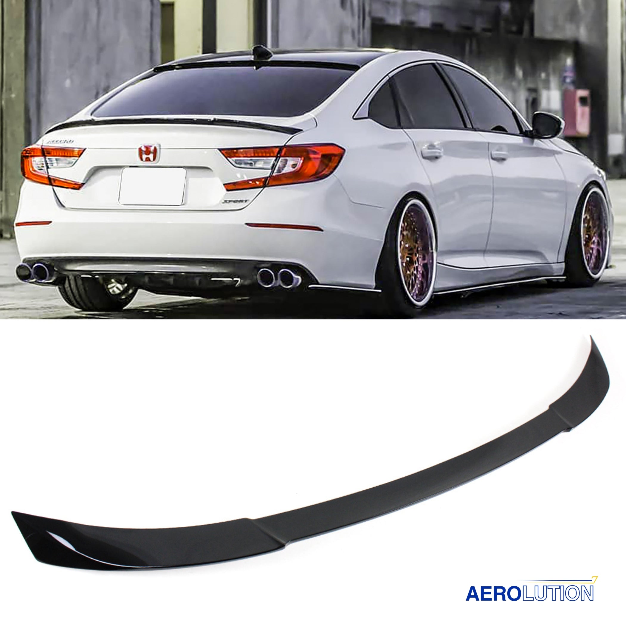 2018-2022 10th Gen Honda Accord JDM V2 Rear Trunk Spoiler
