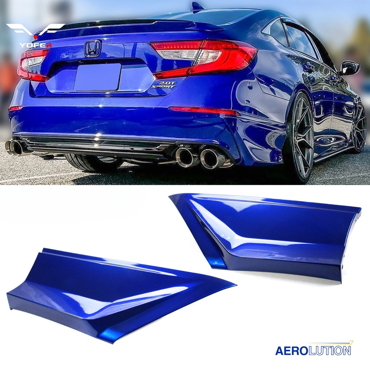 Yofer Design V2 Rear Corner Spats [Accord 2018-2022]