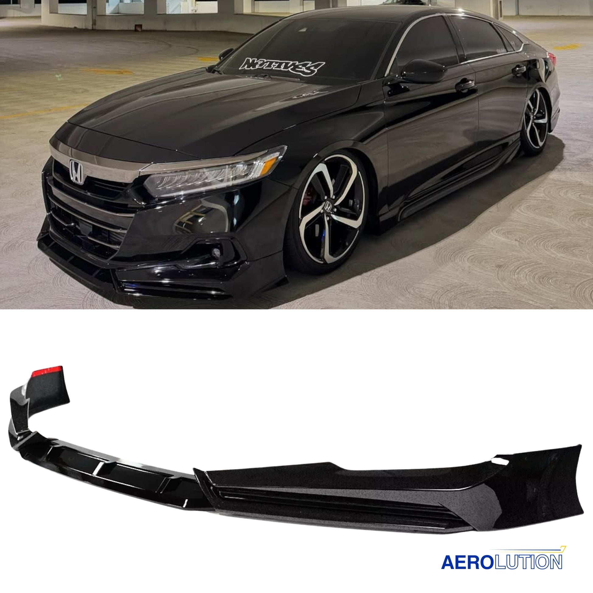 2021-2022 Honda Accord AKASAKA Design V2 Front Lip Kit