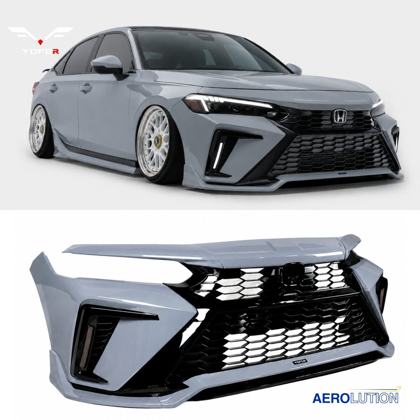 Yofer Design Front Bumper Kit [CIVIC 11TH]