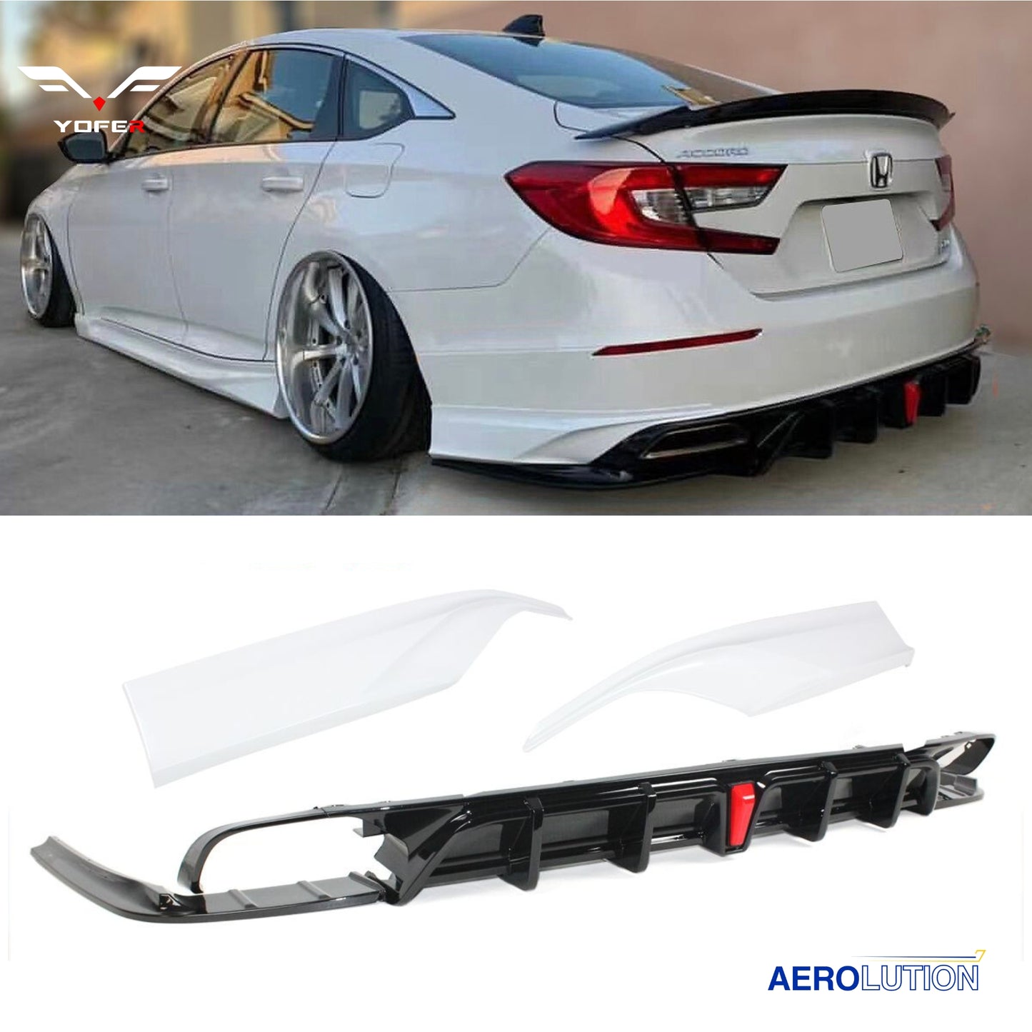 Yofer Design Rear Valence Diffuser [ACCORD 2018-2022]