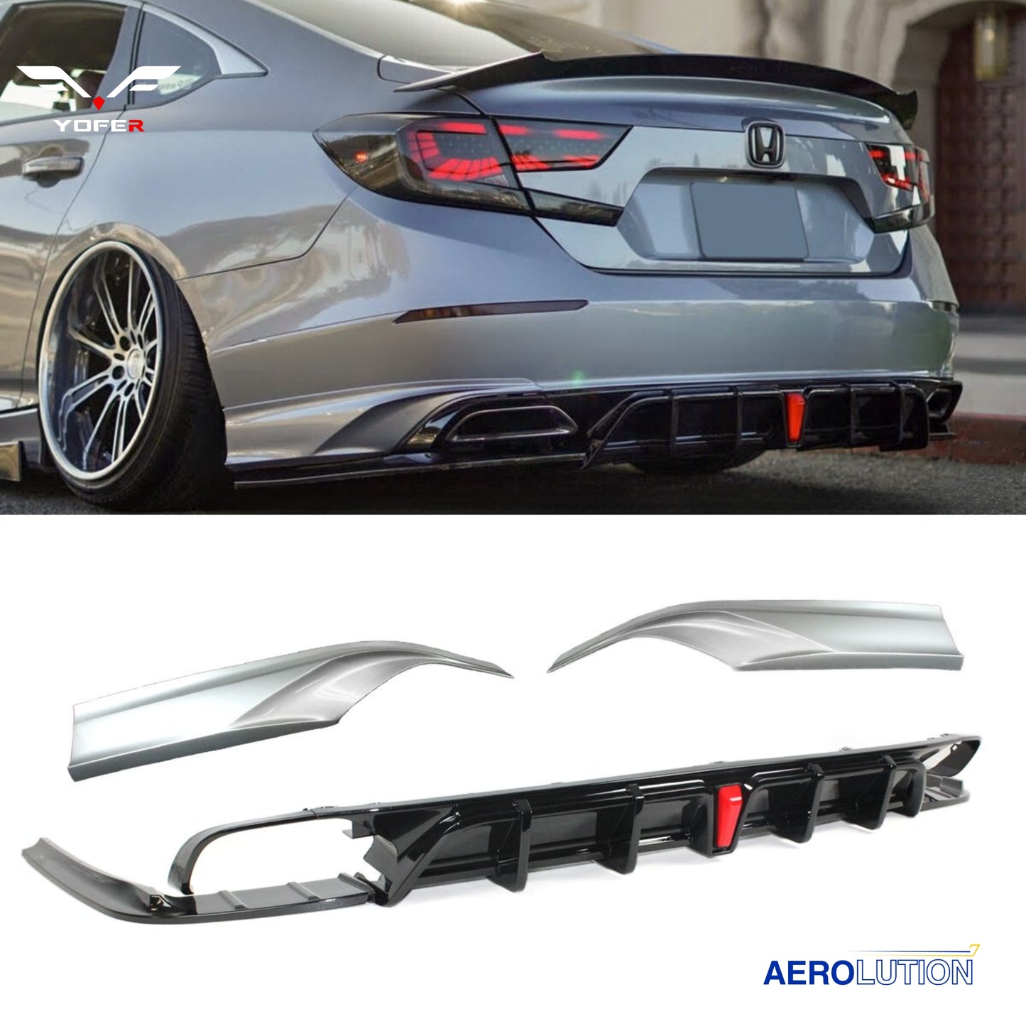 Yofer Design Rear Valence Diffuser [ACCORD 2018-2022]