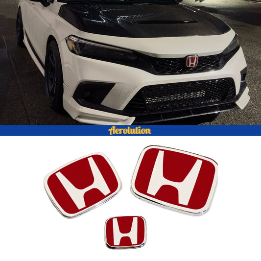 AeroLution JDM Badges Emblem Set [CIVIC 11TH]