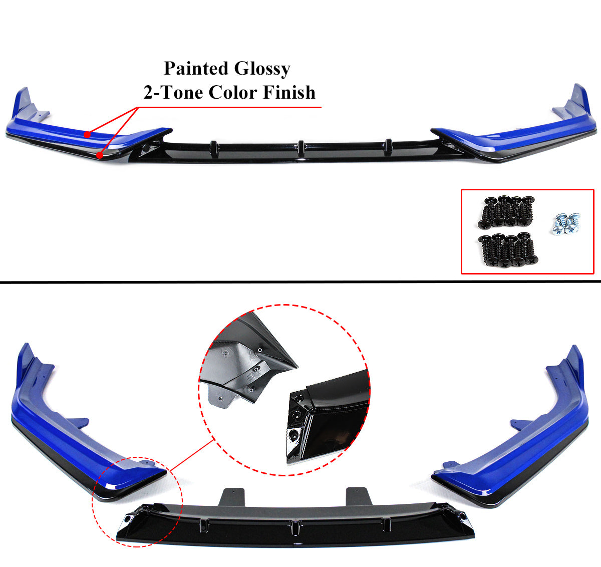 JDM V1 Style Front lip [ACCORD 2021-2022]