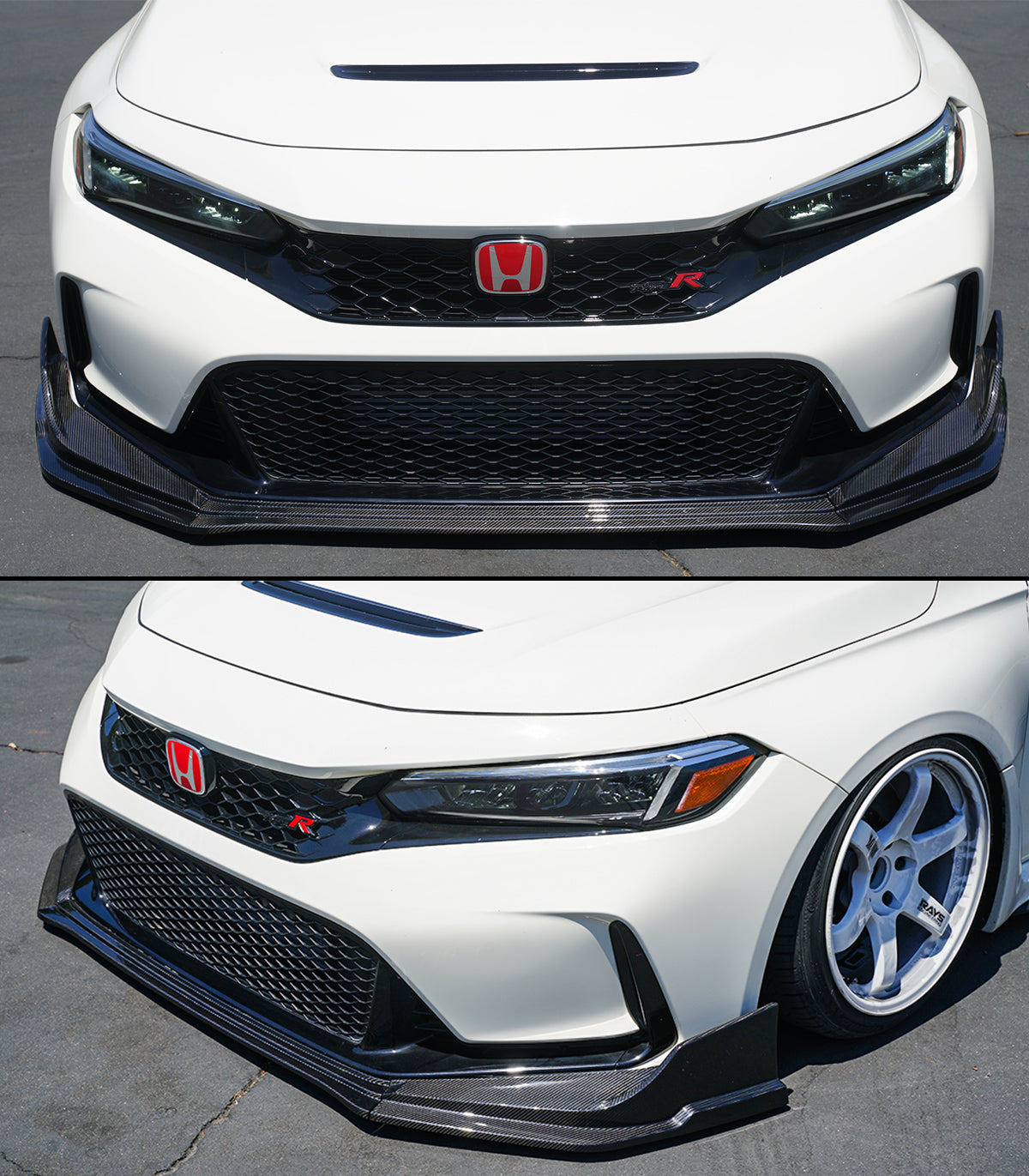 2023-2025 Civic Type-R FL5 M&M Style Carbon Fiber Front Lip