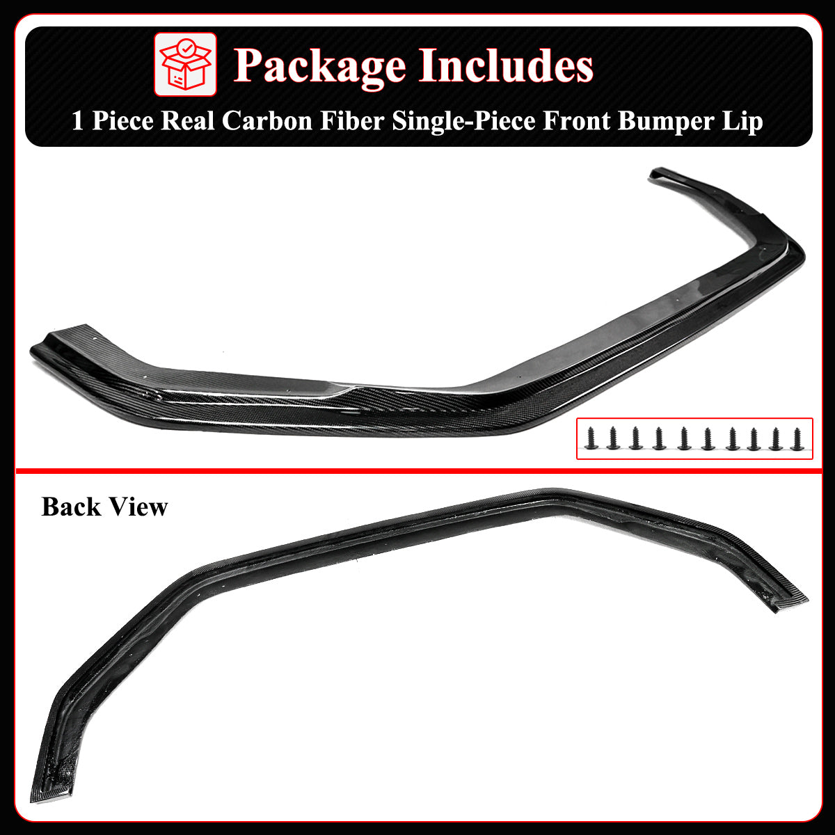 Aerolution Carbon Fiber V3 Front Lip [CIVIC FL5]