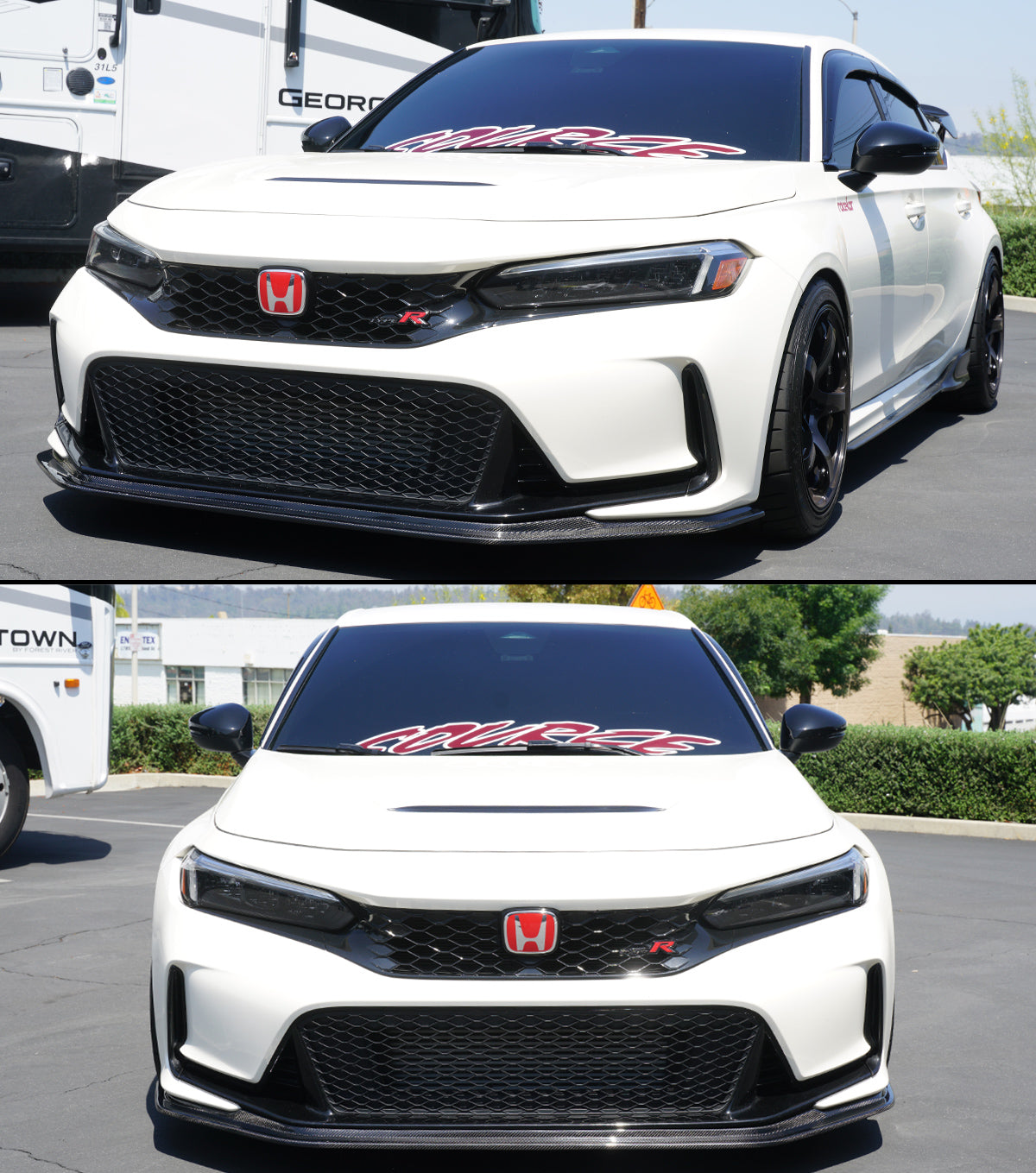 Aerolution Carbon Fiber V3 Front Lip [CIVIC FL5]