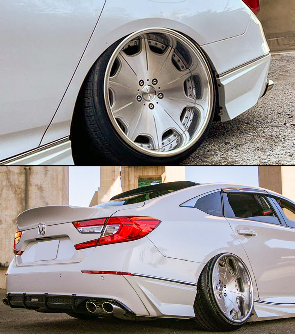 2018-2022 Honda Accord Yofer Design V2 Rear Corner Spats