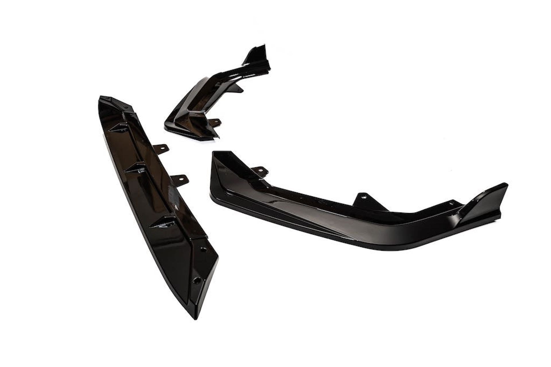 Polyurethane Front Bumper Lip Splitter For 2022-2024 Honda Civic – JDM Style, Unpainted Black