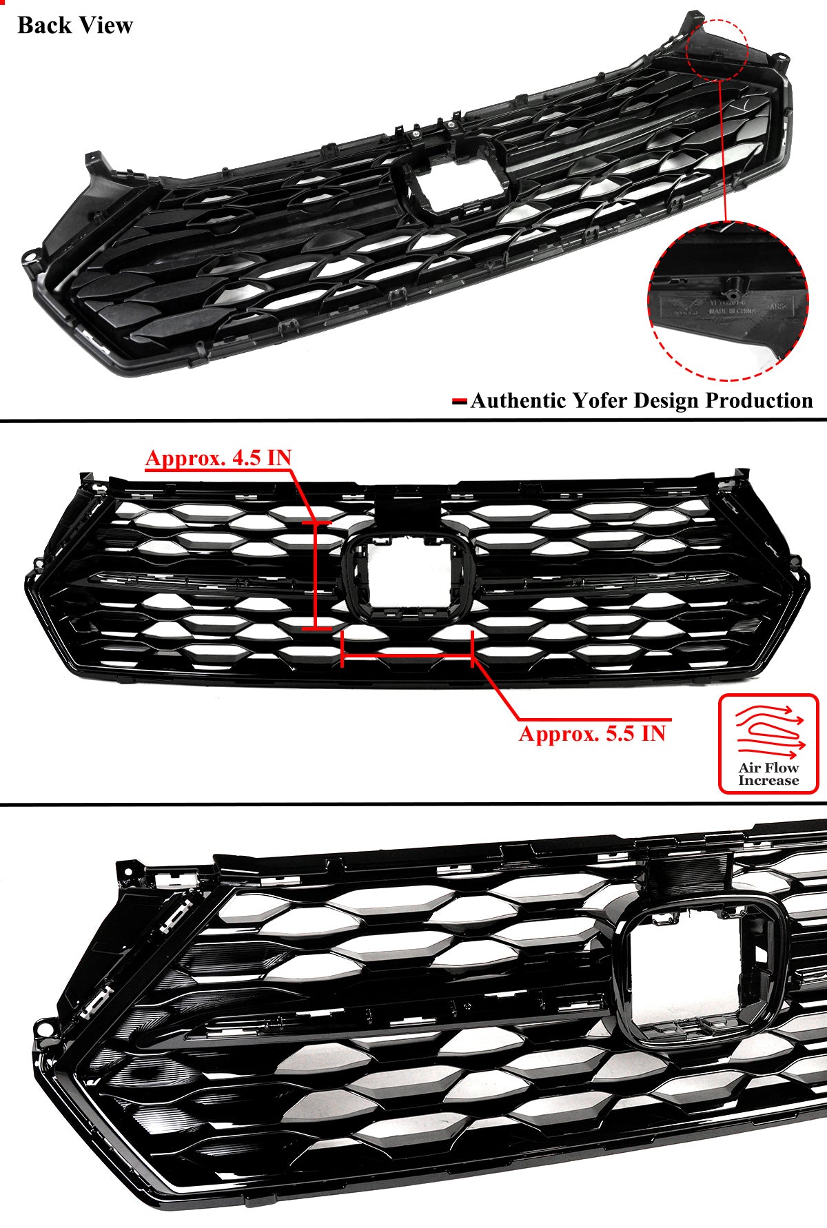 Yofer Design JDM Mesh Front Grill [ACCORD 11TH]