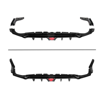 F1 Style Rear Diffuser with Corner Spats [CIVIC 11TH HATCHBACK]