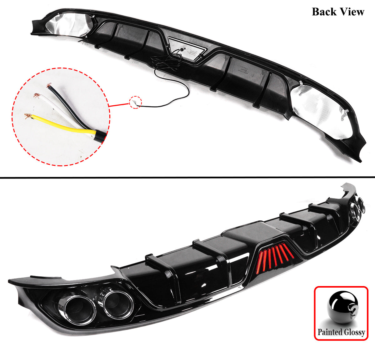 JDM Designed LED Diffuser with Corner Spats [CIVIC 11TH]