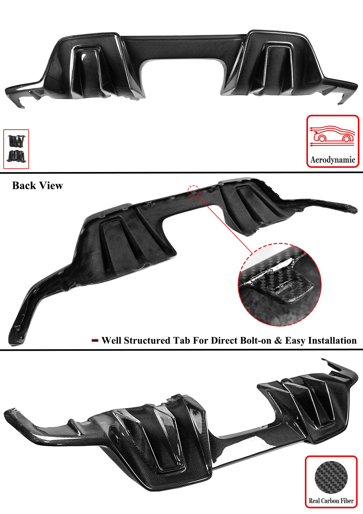 Aerolution Carbon Fiber Diffuser [CIVIC FL5]
