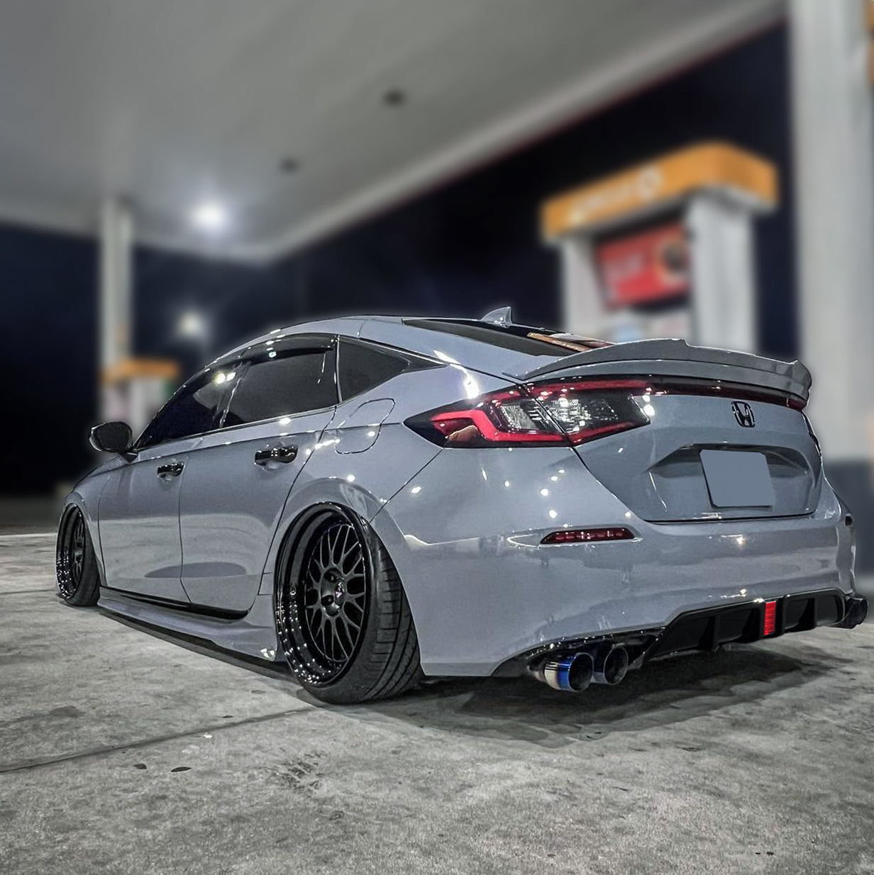 2022 2023 2024 Honda Civic Rear Diffuser Hatchback BY AeroLution (FL1 ...