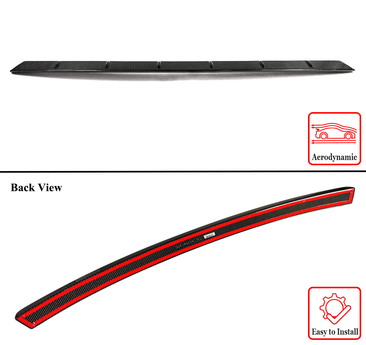 Aerolution Carbon Fiber Roof Spoiler [CIVIC FL5]