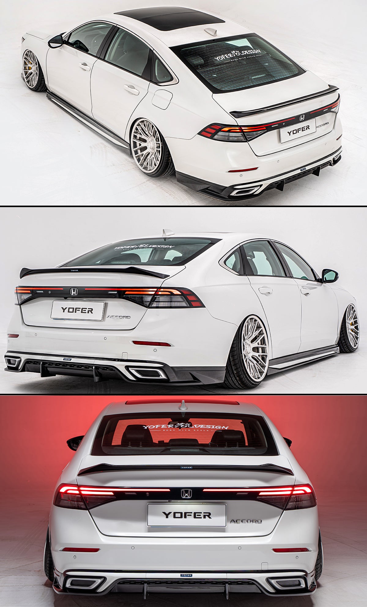 Yofer Rear Bumper Honda Accord 2023-2024 Honda Accord Yofer Rear Trunk Spoiler – Aerolution Motorsports