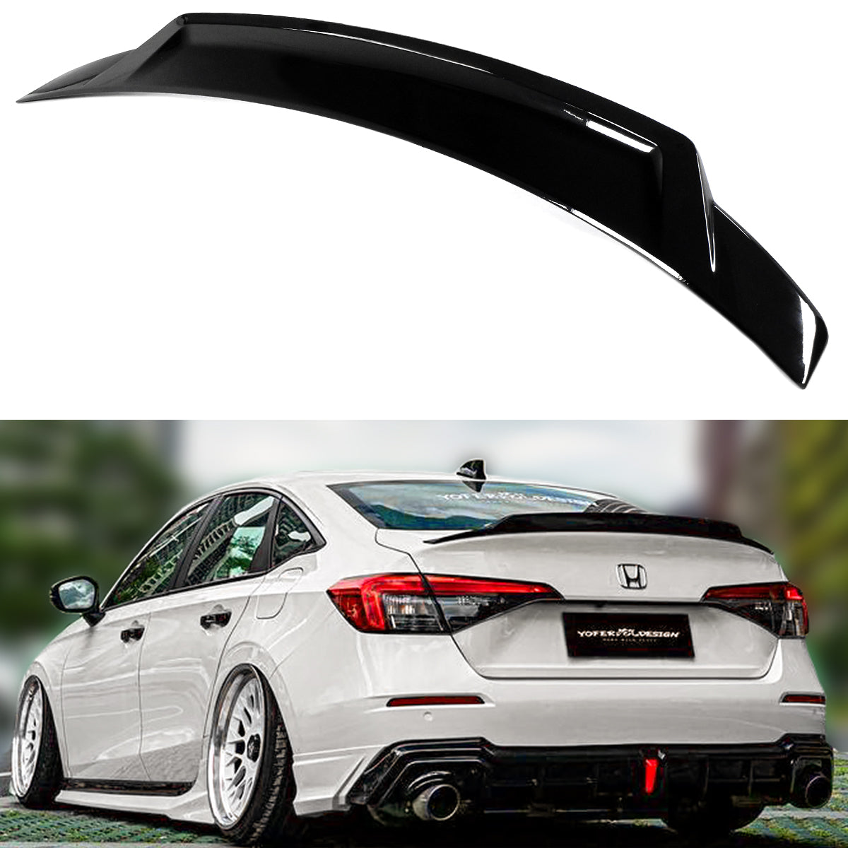 2022-24 Honda Civic Yofer Trunk Spoiler V3 Sedan – Aerolution Motorsports