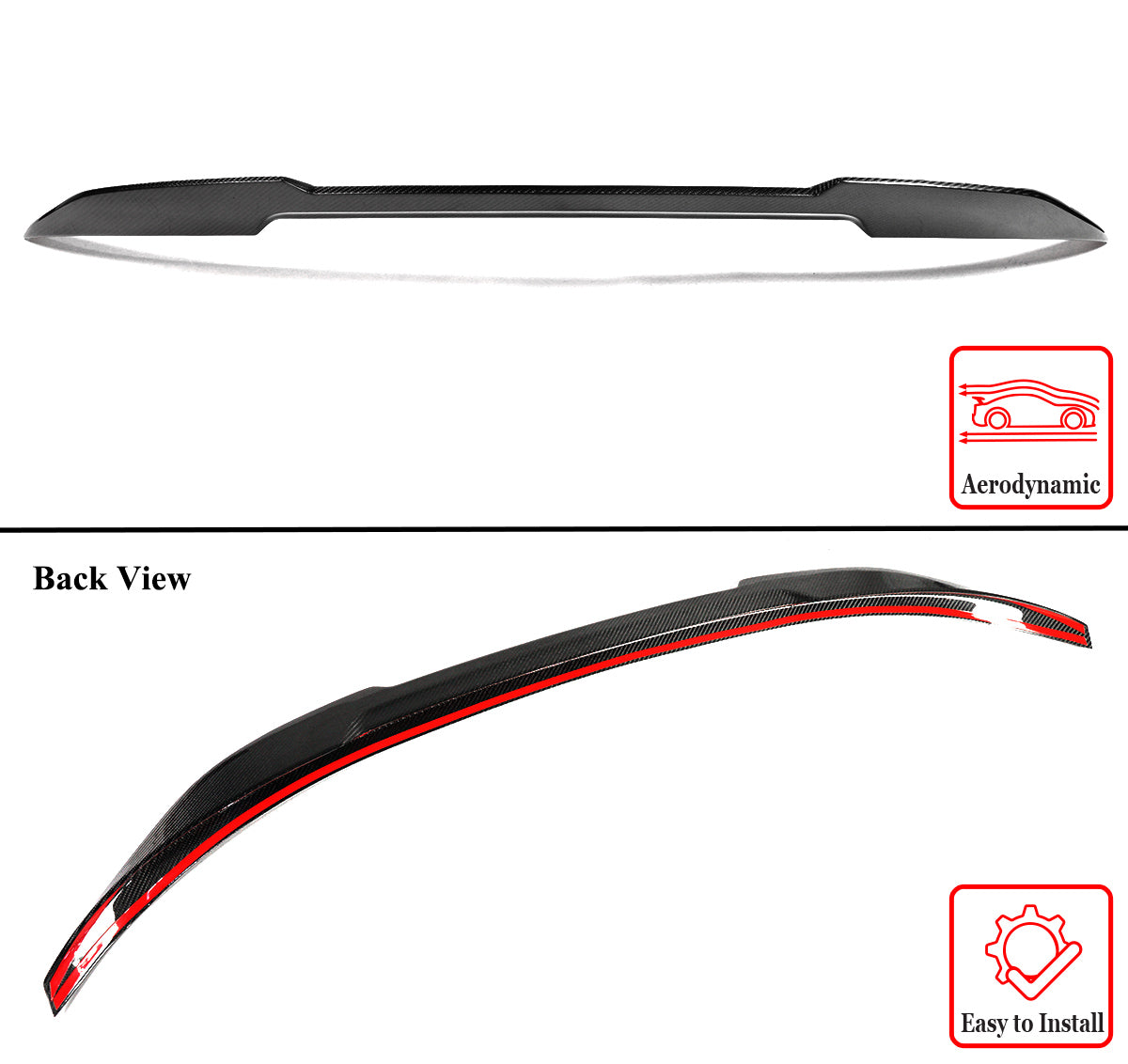 Aerolution Carbon Fiber High Kick Spoiler [CIVIC FL5]