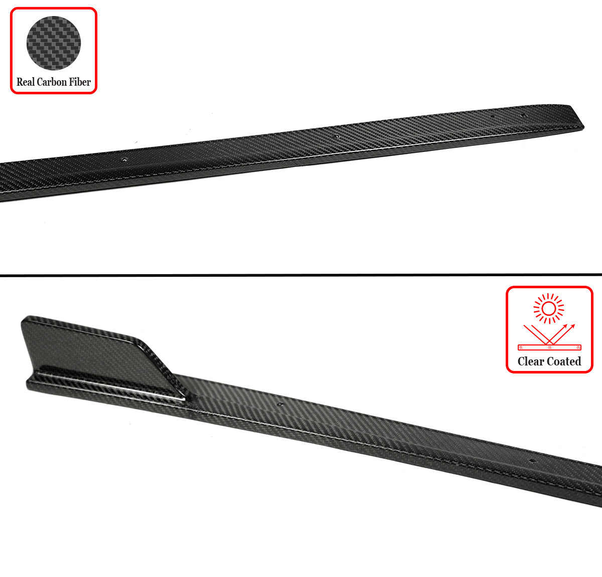 Aerolution Carbon Fiber Reverse Winglet Side Skirt [CIVIC FL5]
