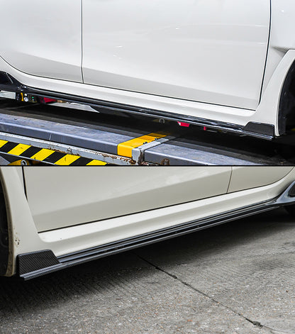 Aerolution Carbon Fiber Reverse Winglet Side Skirt [CIVIC FL5]