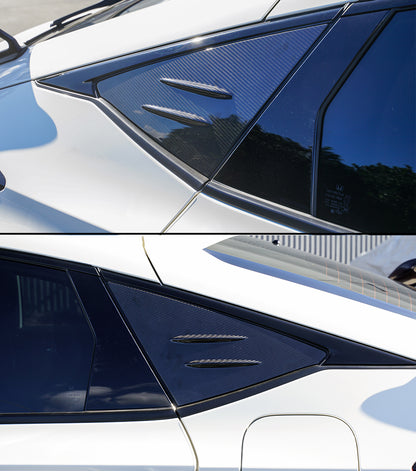 Aerolution Carbon Fiber Rear Side Window Louver [CIVIC 11TH HATCHBACK]