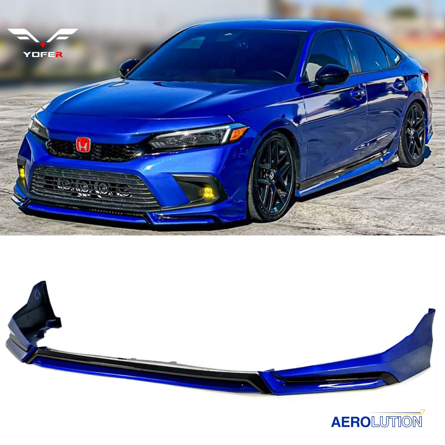 Yofer Design V3 Front Lip Kit [CIVIC 11TH]