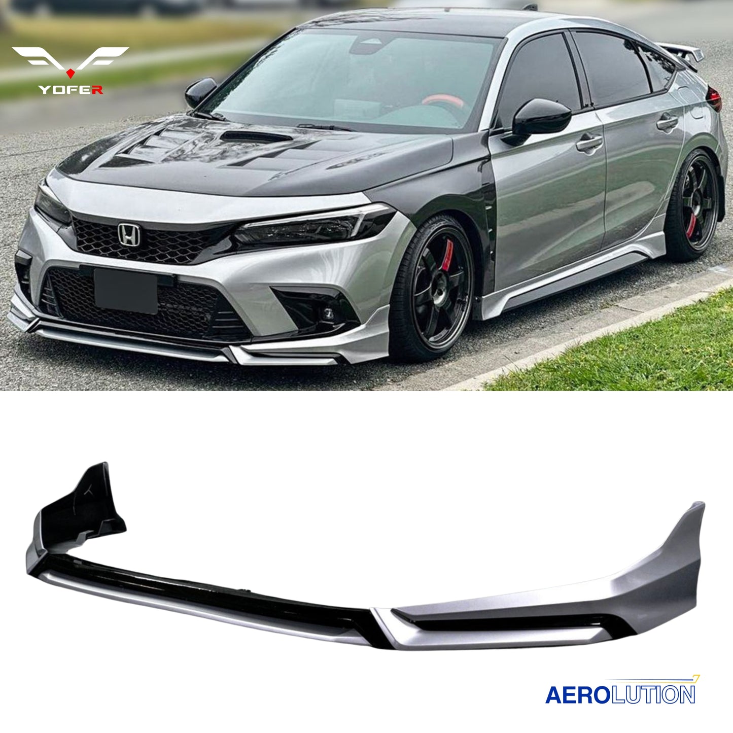 Yofer Design V3 Front Lip Kit [CIVIC 11TH]