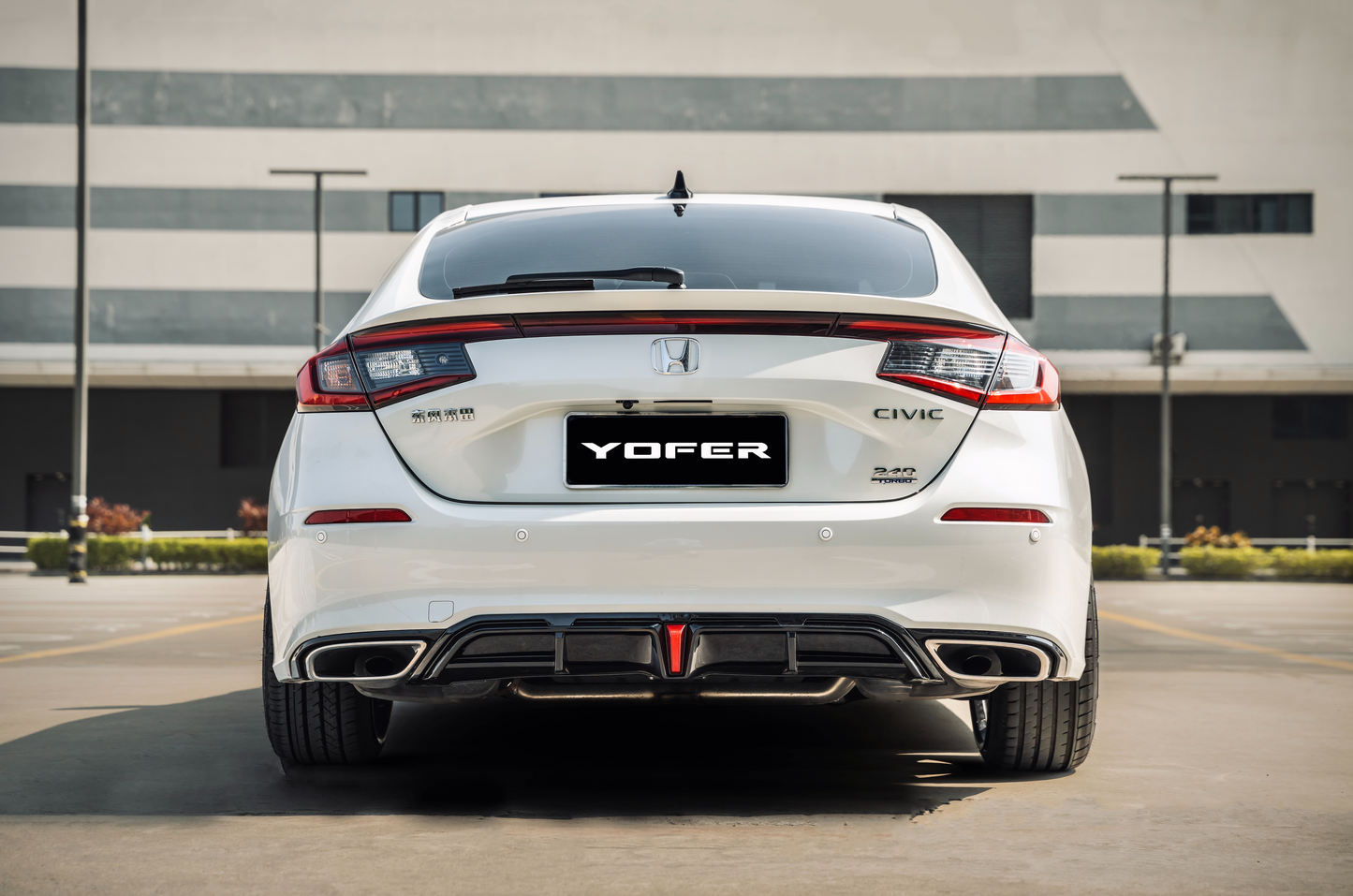 Yofer Design V3 LED Rear Diffuser [CIVIC 11TH HATCHBACK]