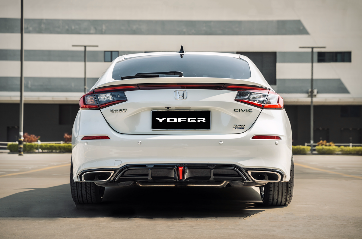 2022 2023 2024 Honda Civic Yofer LED Rear Diffuser V3 Hatchback FL1 FL2 ...