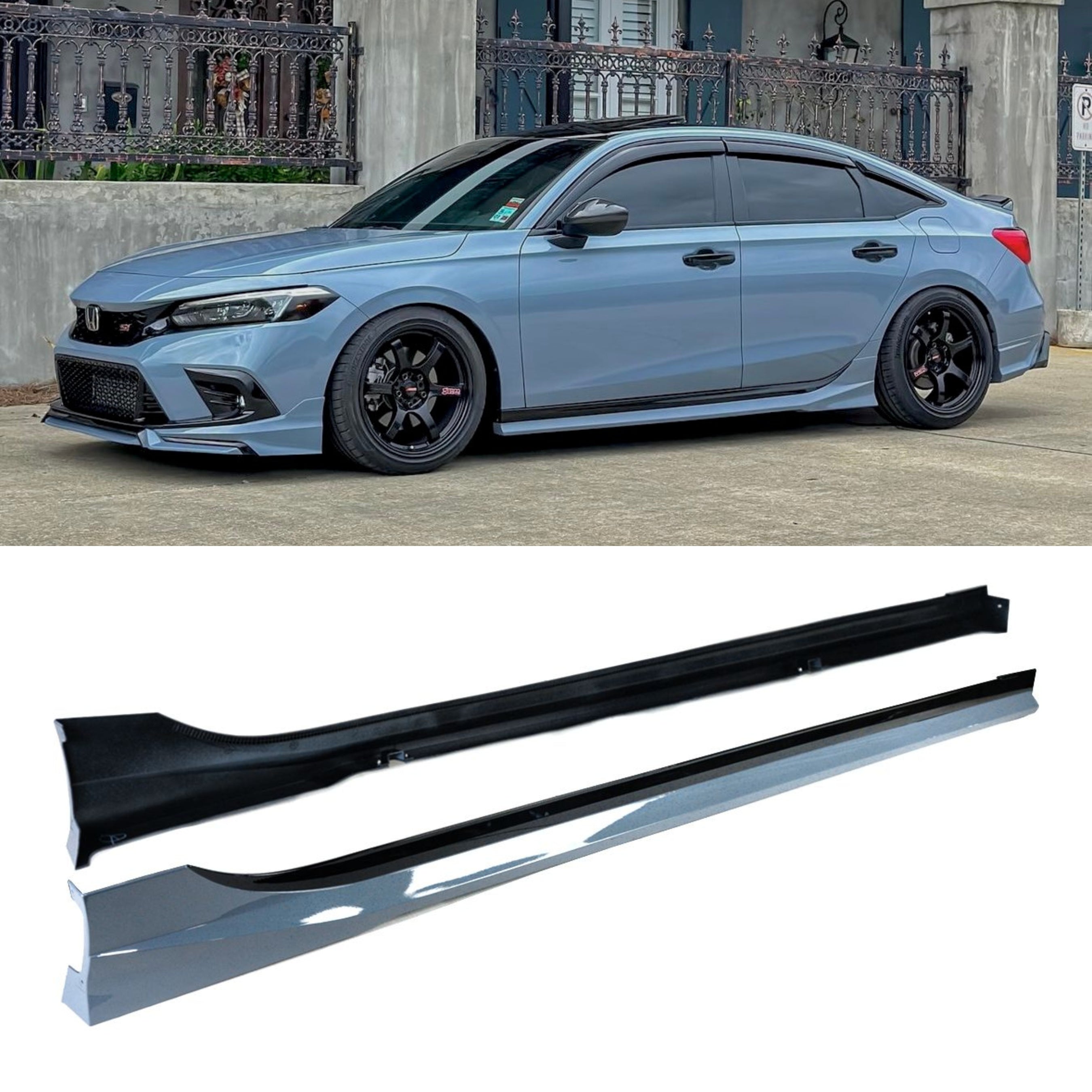 2022-2025 Honda Civic Yofer Side Skirt V2 – Aerolution Motorsports
