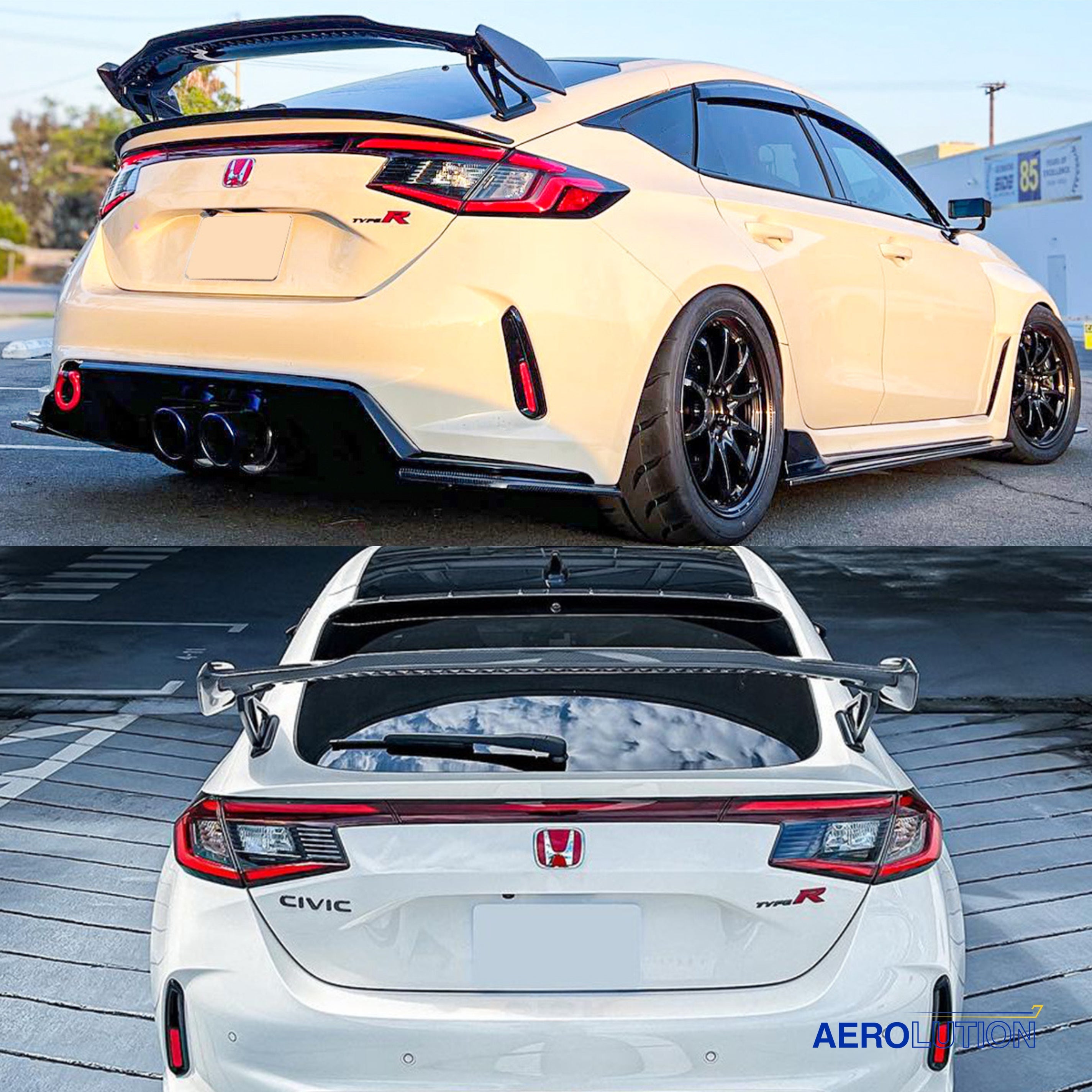 2023-2025 Honda Civic Type-R FL5 Carbon Fiber Rear Wing Spoiler ...