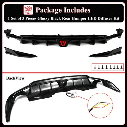 GF Bodykit V2 LED Rear Diffuser [INTEGRA 5TH]