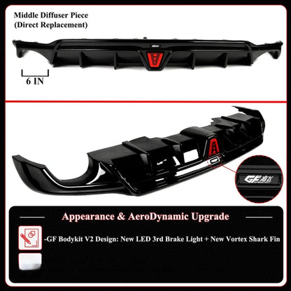 GF Bodykit V2 LED Rear Diffuser [INTEGRA 5TH]