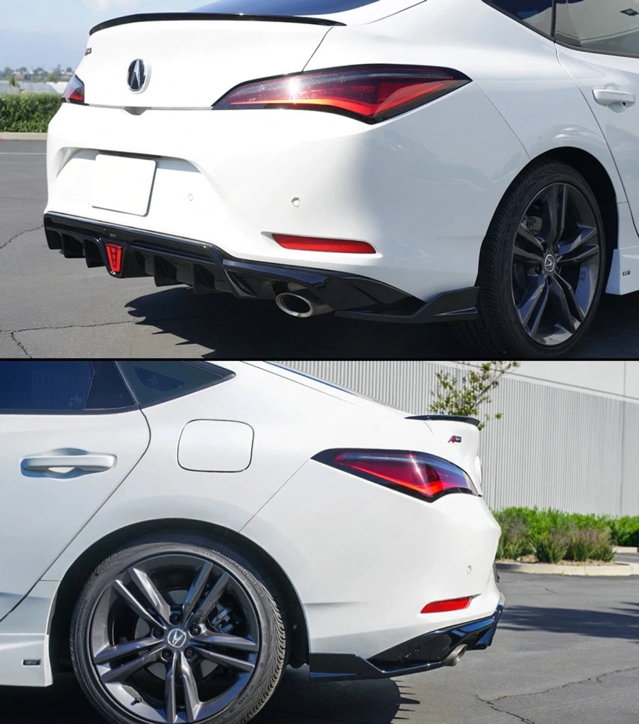 2023-2025 Acura Integra GF BodyKit V2 LED Rear Diffuser DE4 ...