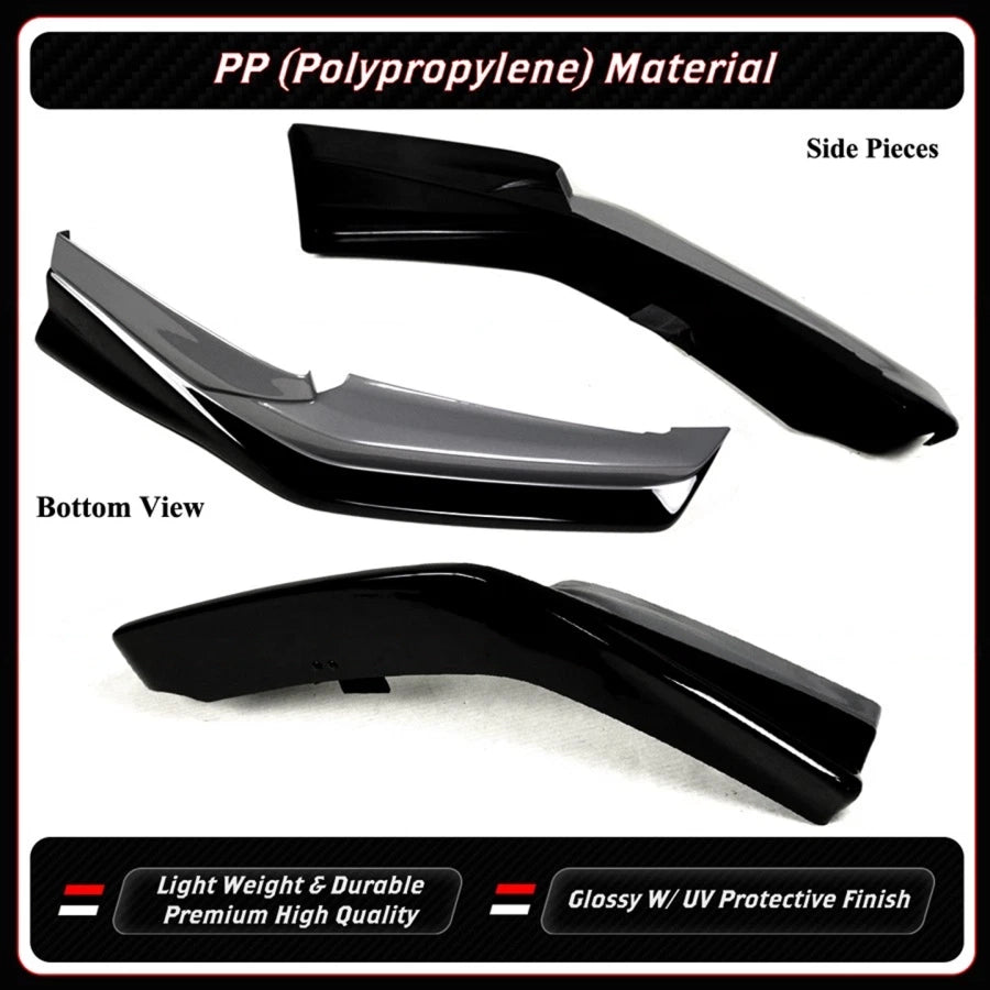 HRS 2022-24 Honda Civic 11th Gen Sedan/Hatchback Front Lip - V1 – HIREV HRS 2022-24 Honda Civic 11th Gen Sedan/Hatchback Front Lip - V1 – HIREV